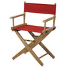 American Trails Extra-Wide Premium 18''  Directors Chair Natural Frame W/Red Color Cover