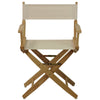 American Trails Extra-Wide Premium 18''  Directors Chair Natural Frame W/Natural Color Cover