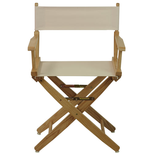 American Trails Extra-Wide Premium 18''  Directors Chair Natural Frame W/Natural Color Cover