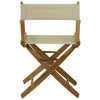 American Trails Extra-Wide Premium 18''  Directors Chair Natural Frame W/Natural Color Cover