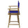 American Trails Extra-Wide Premium 18''  Directors Chair Natural Frame W/Royal Blue Color Cover