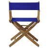 American Trails Extra-Wide Premium 18''  Directors Chair Natural Frame W/Royal Blue Color Cover