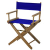 American Trails Extra-Wide Premium 18''  Directors Chair Natural Frame W/Royal Blue Color Cover