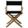 American Trails Extra-Wide Premium 18''  Directors Chair Natural Frame W/Black Color Cover