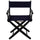 American Trails Extra-Wide Premium 18''  Directors Chair Black Frame W/Navy Color Cover