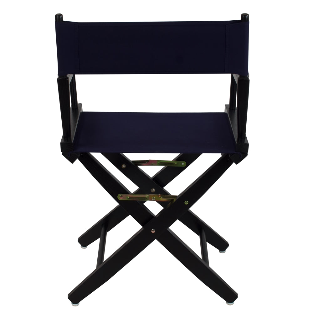 American Trails Extra-Wide Premium 18''  Directors Chair Black Frame W/Navy Color Cover