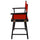 American Trails Extra-Wide Premium 18''  Directors Chair Black Frame W/Red Color Cover