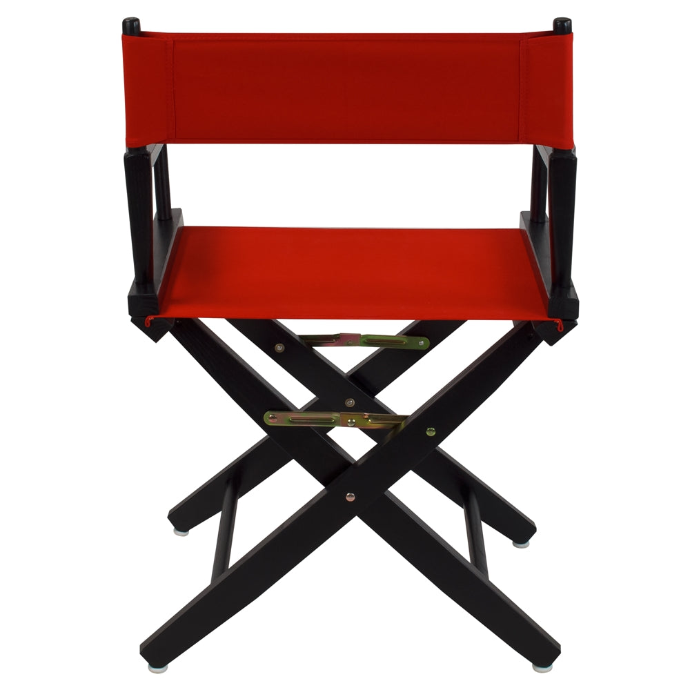 American Trails Extra-Wide Premium 18''  Directors Chair Black Frame W/Red Color Cover