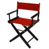 American Trails Extra-Wide Premium 18''  Directors Chair Black Frame W/Red Color Cover