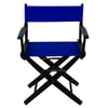 American Trails Extra-Wide Premium 18''  Directors Chair Black Frame W/Royal Blue Color Cover