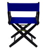 American Trails Extra-Wide Premium 18''  Directors Chair Black Frame W/Royal Blue Color Cover