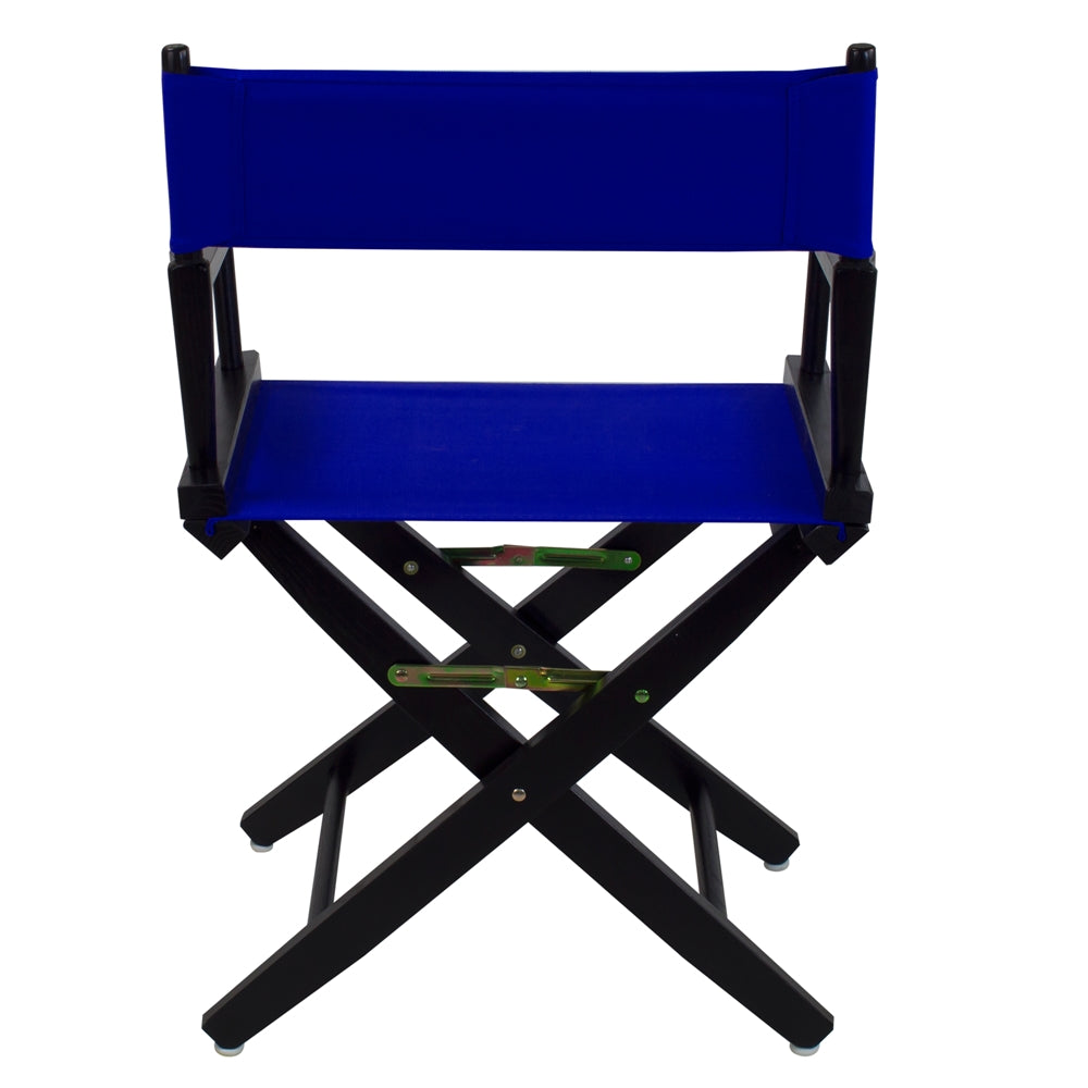 American Trails Extra-Wide Premium 18''  Directors Chair Black Frame W/Royal Blue Color Cover