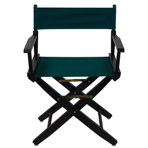American Trails Extra-Wide Premium 18''  Directors Chair Black Frame W/Hunter Green Color Cover