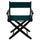 American Trails Extra-Wide Premium 18''  Directors Chair Black Frame W/Hunter Green Color Cover