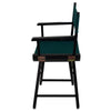 American Trails Extra-Wide Premium 18''  Directors Chair Black Frame W/Hunter Green Color Cover