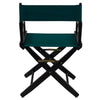 American Trails Extra-Wide Premium 18''  Directors Chair Black Frame W/Hunter Green Color Cover
