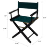 American Trails Extra-Wide Premium 18''  Directors Chair Black Frame W/Hunter Green Color Cover