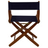 American Trails Extra-Wide Premium 18''  Directors Chair Mission Oak Frame W/Navy Color Cover