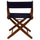 American Trails Extra-Wide Premium 18''  Directors Chair Mission Oak Frame W/Navy Color Cover