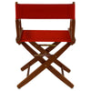 American Trails Extra-Wide Premium 18''  Directors Chair Mission Oak Frame W/Red Color Cover