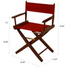 American Trails Extra-Wide Premium 18''  Directors Chair Mission Oak Frame W/Red Color Cover