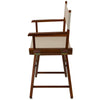 American Trails Extra-Wide Premium 18''  Directors Chair Mission Oak Frame W/Natural Color Cover