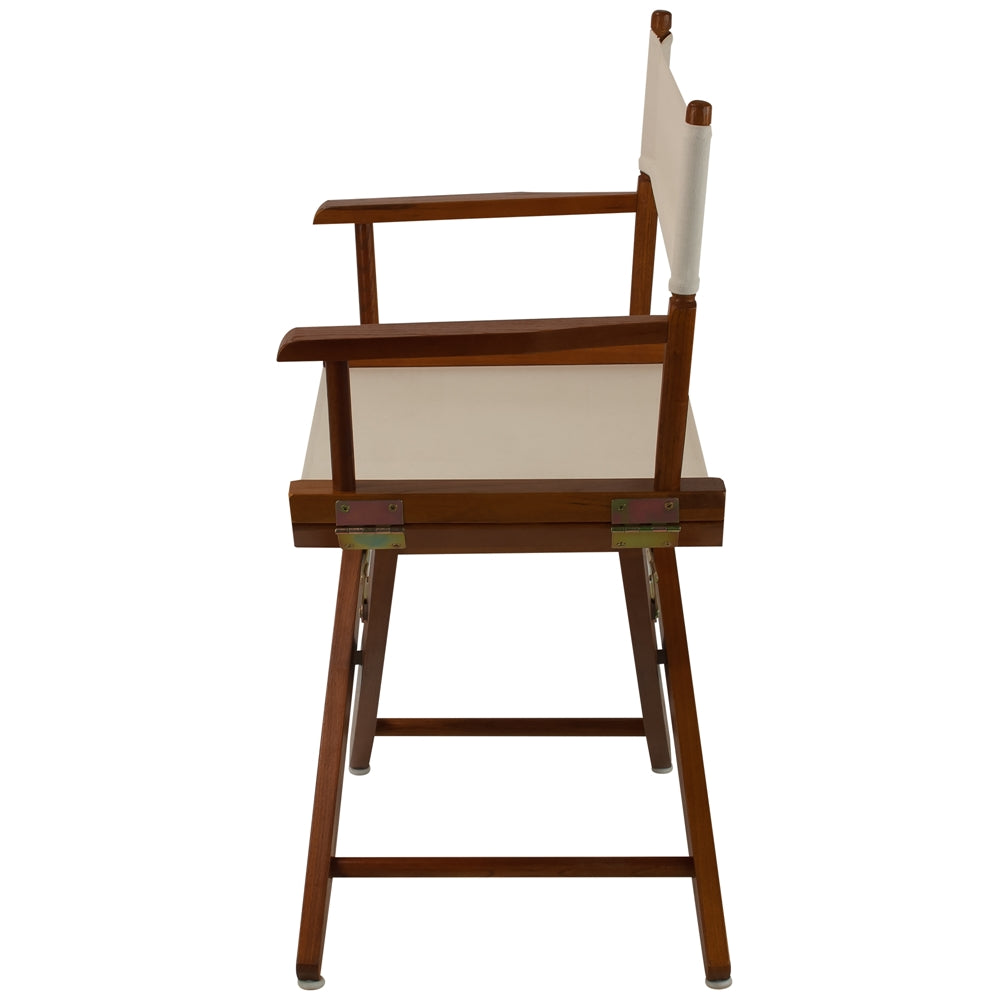 American Trails Extra-Wide Premium 18''  Directors Chair Mission Oak Frame W/Natural Color Cover
