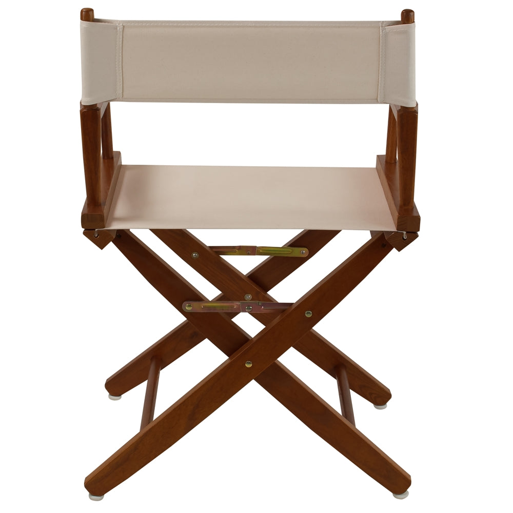 American Trails Extra-Wide Premium 18''  Directors Chair Mission Oak Frame W/Natural Color Cover