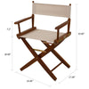 American Trails Extra-Wide Premium 18''  Directors Chair Mission Oak Frame W/Natural Color Cover