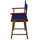 American Trails Extra-Wide Premium 18''  Directors Chair Mission Oak Frame W/Royal Blue Color Cover