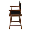American Trails Extra-Wide Premium 18''  Directors Chair Mission Oak Frame W/Black Color Cover