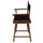 American Trails Extra-Wide Premium 18''  Directors Chair Mission Oak Frame W/Black Color Cover