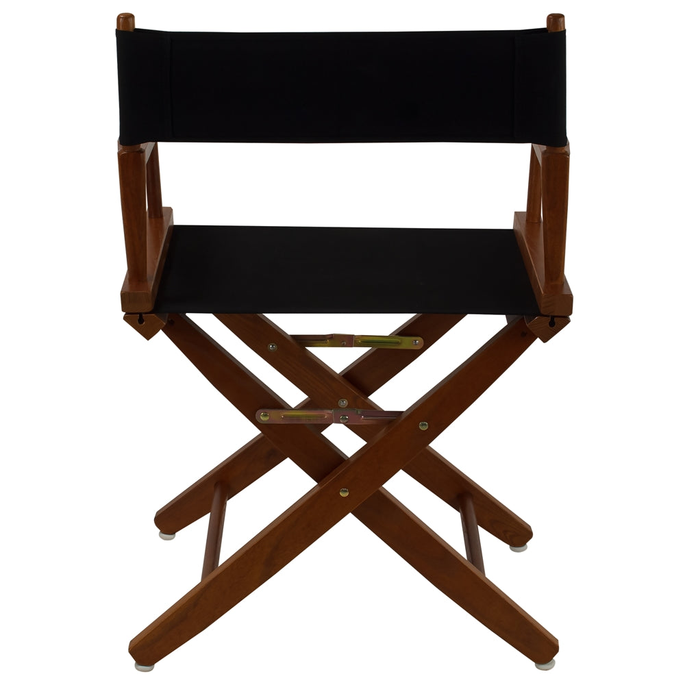 American Trails Extra-Wide Premium 18''  Directors Chair Mission Oak Frame W/Black Color Cover