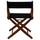American Trails Extra-Wide Premium 18''  Directors Chair Mission Oak Frame W/Black Color Cover