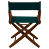 American Trails Extra-Wide Premium 18''  Directors Chair Mission Oak Frame W/Hunter Green Color Cover