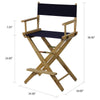 American Trails Extra-Wide Premium 24''  Directors Chair Natural Frame W/Navy Color Cover