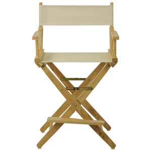 American Trails Extra-Wide Premium 24''  Directors Chair Natural Frame W/Natural Color Cover