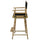 American Trails Extra-Wide Premium 24''  Directors Chair Natural Frame W/Black Color Cover