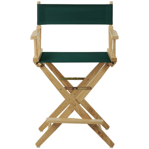 American Trails Extra-Wide Premium 24''  Directors Chair Natural Frame W/Hunter Color Cover
