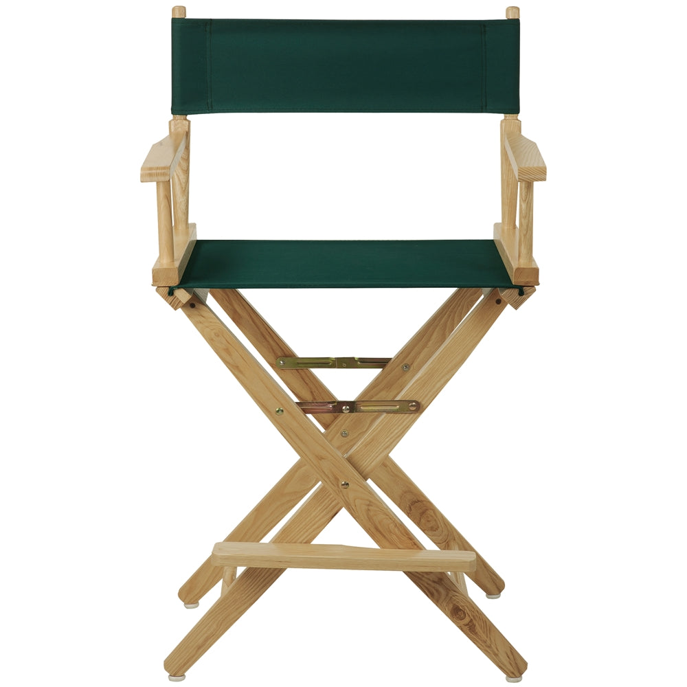 American Trails Extra-Wide Premium 24''  Directors Chair Natural Frame W/Hunter Color Cover