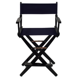 American Trails Extra-Wide Premium 24''  Directors Chair Black Frame W/Navy Color Cover