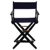American Trails Extra-Wide Premium 24''  Directors Chair Black Frame W/Navy Color Cover