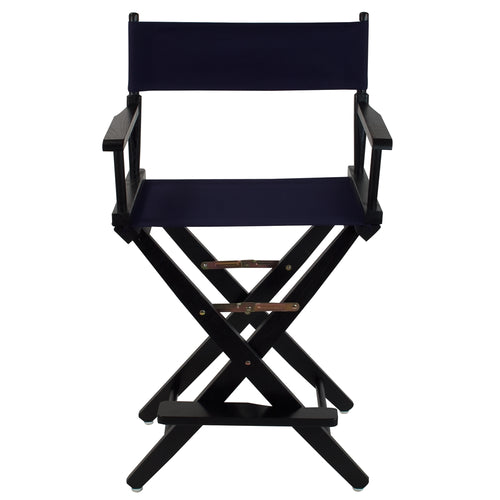 American Trails Extra-Wide Premium 24''  Directors Chair Black Frame W/Navy Color Cover