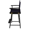 American Trails Extra-Wide Premium 24''  Directors Chair Black Frame W/Navy Color Cover