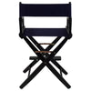 American Trails Extra-Wide Premium 24''  Directors Chair Black Frame W/Navy Color Cover