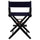 American Trails Extra-Wide Premium 24''  Directors Chair Black Frame W/Navy Color Cover