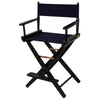 American Trails Extra-Wide Premium 24''  Directors Chair Black Frame W/Navy Color Cover