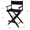American Trails Extra-Wide Premium 24''  Directors Chair Black Frame W/Navy Color Cover