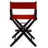 American Trails Extra-Wide Premium 24''  Directors Chair Black Frame W/Red Color Cover