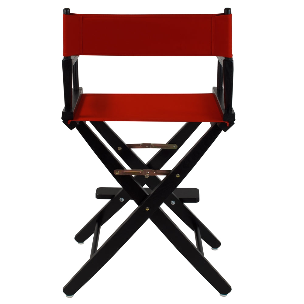 American Trails Extra-Wide Premium 24''  Directors Chair Black Frame W/Red Color Cover